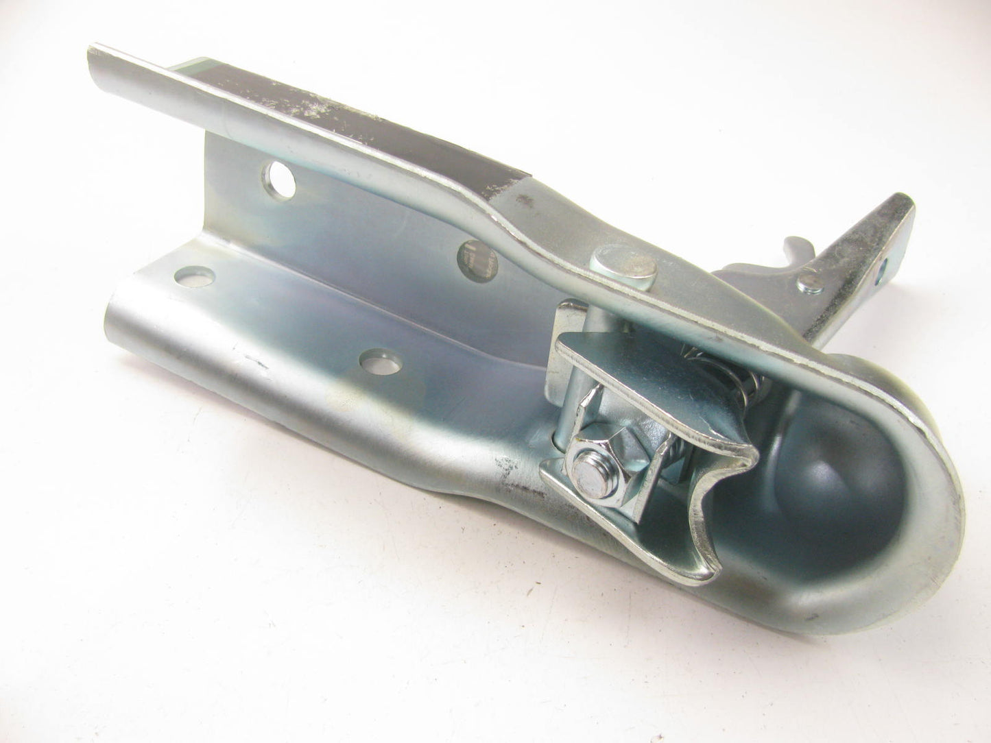 Curt 25135 2'' Straight-Tongue Coupler With Posi-Lock (2-1/2'' Channel, 3,500 Lbs)