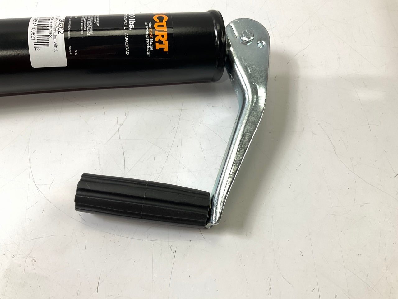 Curt 28203 Trailer A-Frame Jack With Top Handle 2,000 Lbs, 15'' Travel