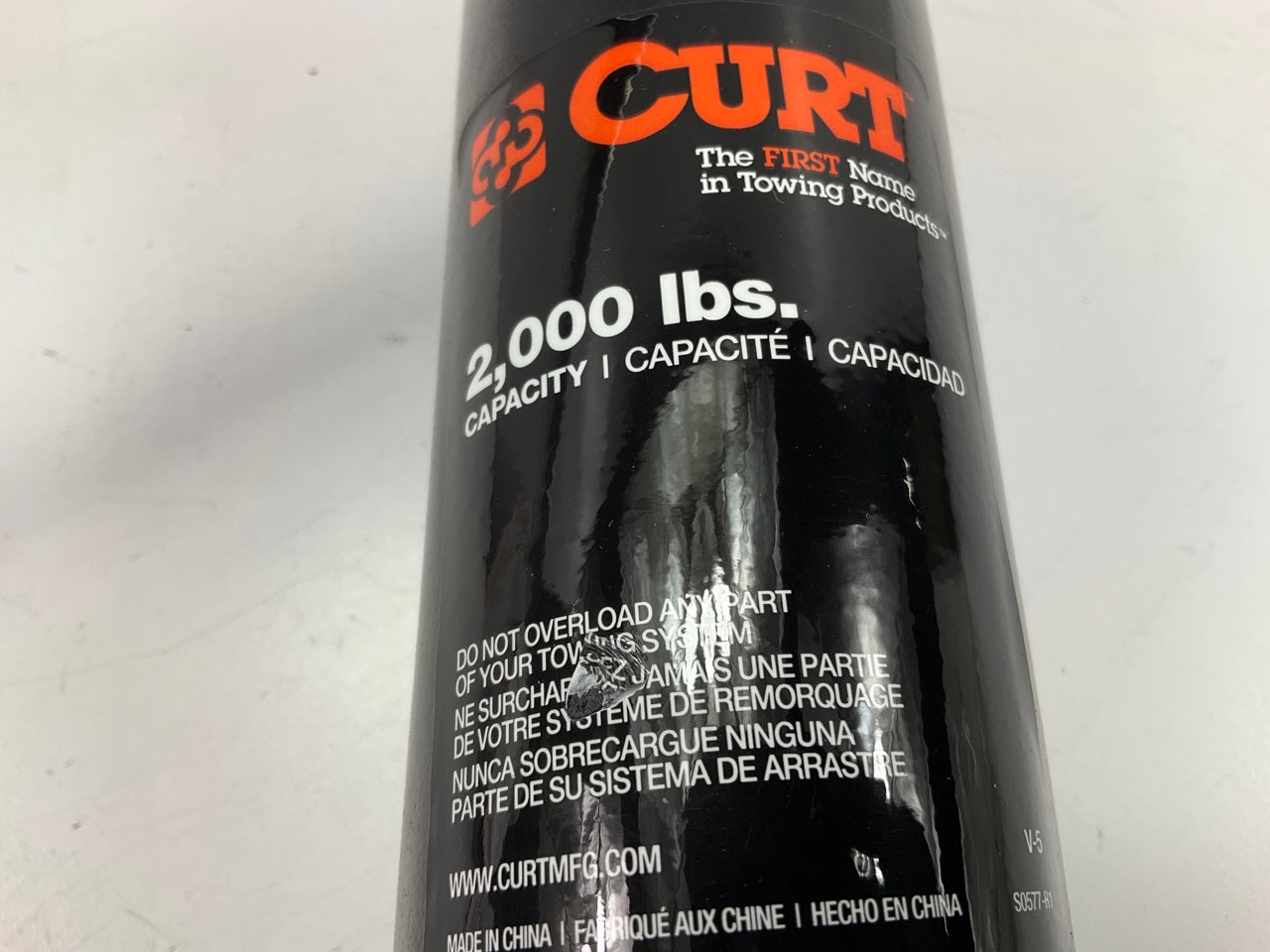 CURT 28204 A-frame Trailer Jack 2,000 Lbs,  15 Inches Vertical Travel