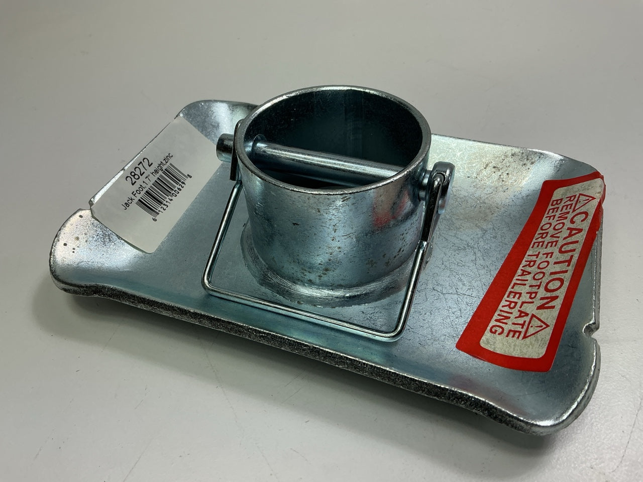 CURT 28272 Pin-On Jack Foot (For 2'' Tube, 2,000 Lbs, 1-11/16'' Height)