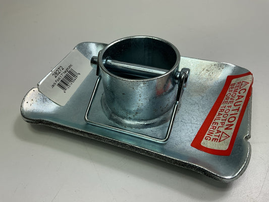 CURT 28272 Pin-On Jack Foot (For 2'' Tube, 2,000 Lbs, 1-11/16'' Height)