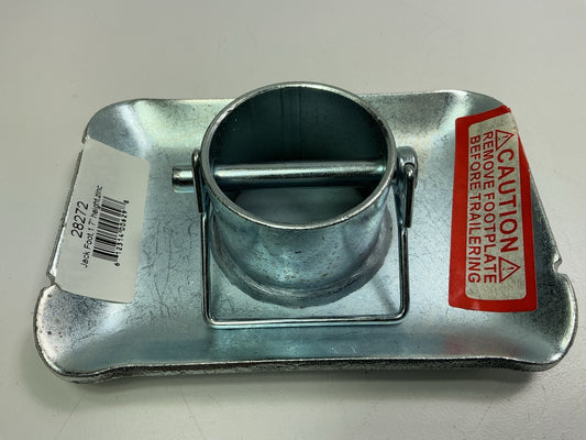 CURT 28272 Pin-On Jack Foot (For 2'' Tube, 2,000 Lbs, 1-11/16'' Height)