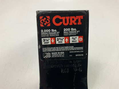 CURT 45027 Class 1 Hitch Ball Mount (1-1/4'' Shank, 2K, 3-1/4'' Drop, 6-1/4'' Long)