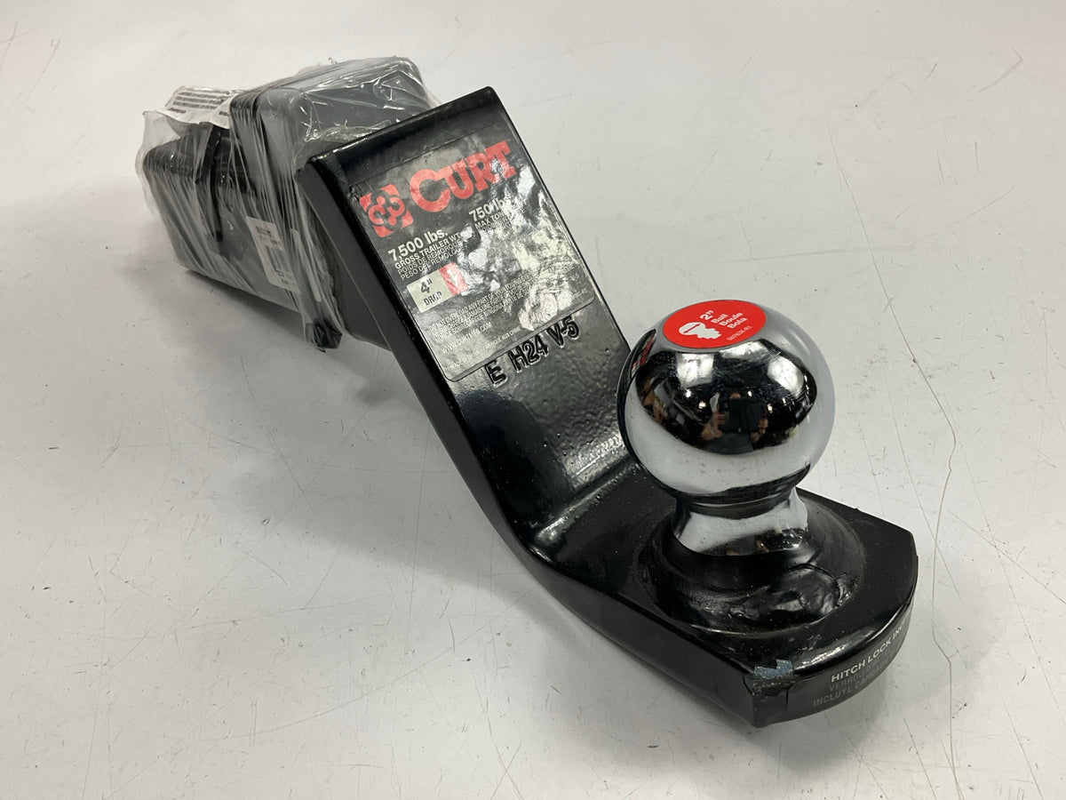 DINGED Curt 45142 Towing Starter Kit With 2'' Ball (2'' Shank, 7,500 Lbs, 4'' Drop)