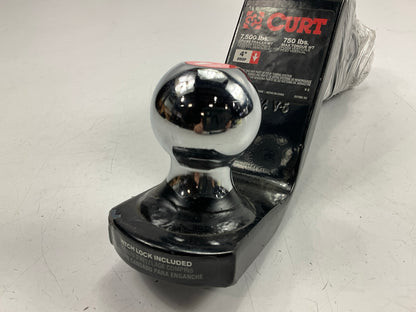 DINGED Curt 45142 Towing Starter Kit With 2'' Ball (2'' Shank, 7,500 Lbs, 4'' Drop)