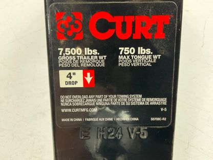 DINGED Curt 45142 Towing Starter Kit With 2'' Ball (2'' Shank, 7,500 Lbs, 4'' Drop)