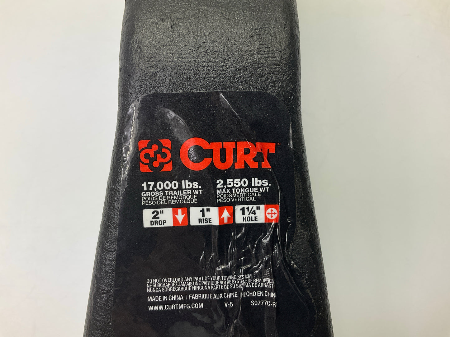 Curt 45331 Loaded Forged 2'' Drop Ball Mount With 2-5/16'' Ball, 15,000 Lbs GTW