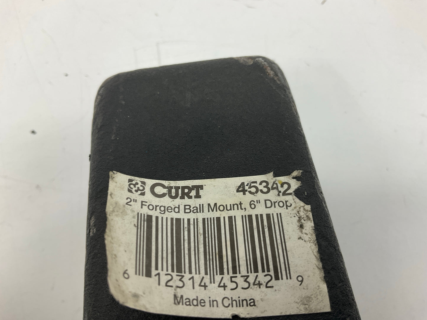 HAS RUST CURT 45342 Class V Forged 2'' Ball Mount, 6'' Drop, 17000 Lbs 1-1/4'' Hole