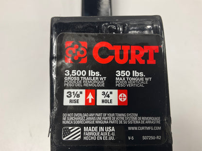 Curt 45520 Drawbar Ball Mount For 1-1/4'' Hitches 3-1/8'' Rise 9-1/4'' Long