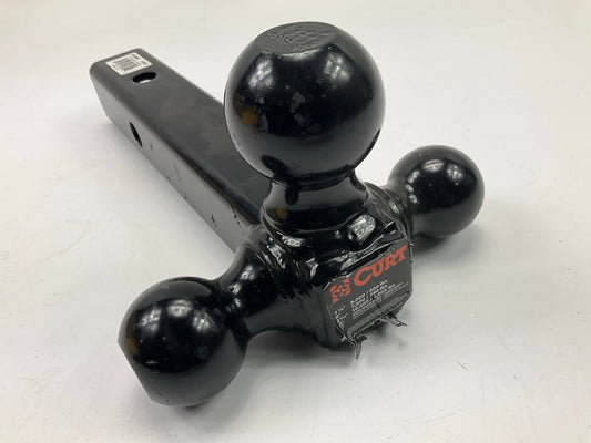 CURT 45652 Tri-Ball 2'' Trailer Hitch Ball Mount With 1-7/8'', 2'', 2-5/16'' Balls