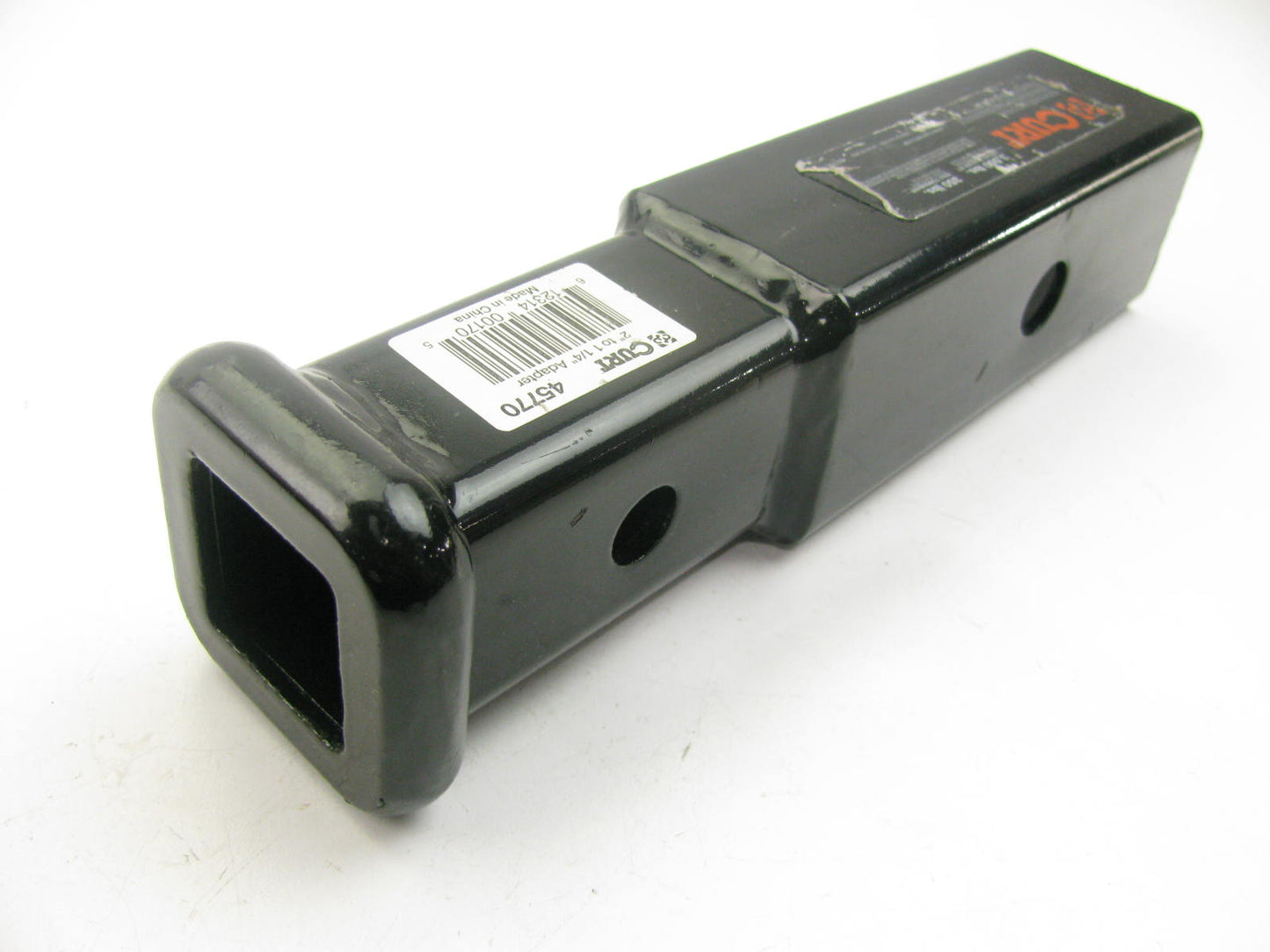 Curt 45770 Receiver Hitch Tube Adapter (2'' To 1-1/4'' Shank, 3,500 Lbs. 4'' Long)