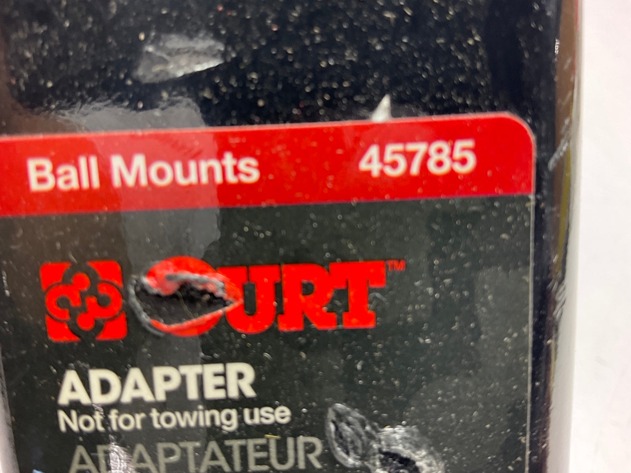 CURT 45785 Trailer Hitch Receiver Adapter, 1-1/4 To 2-Inch, 6-1/4-In Extension