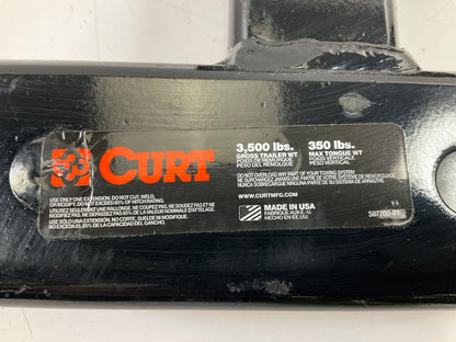 CURT 45792 2'' Dual Receiver Extender / Adapter 8'' Length, 5-3/4'' Rise, 3500 Lbs