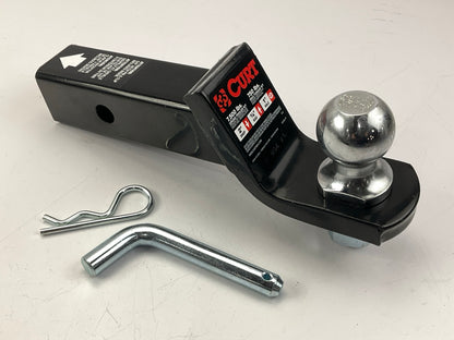 Curt 45834 Loaded Hitch Ball Mount With 1-7/8'' Ball, Safety Pin & Clip  2'' Drop