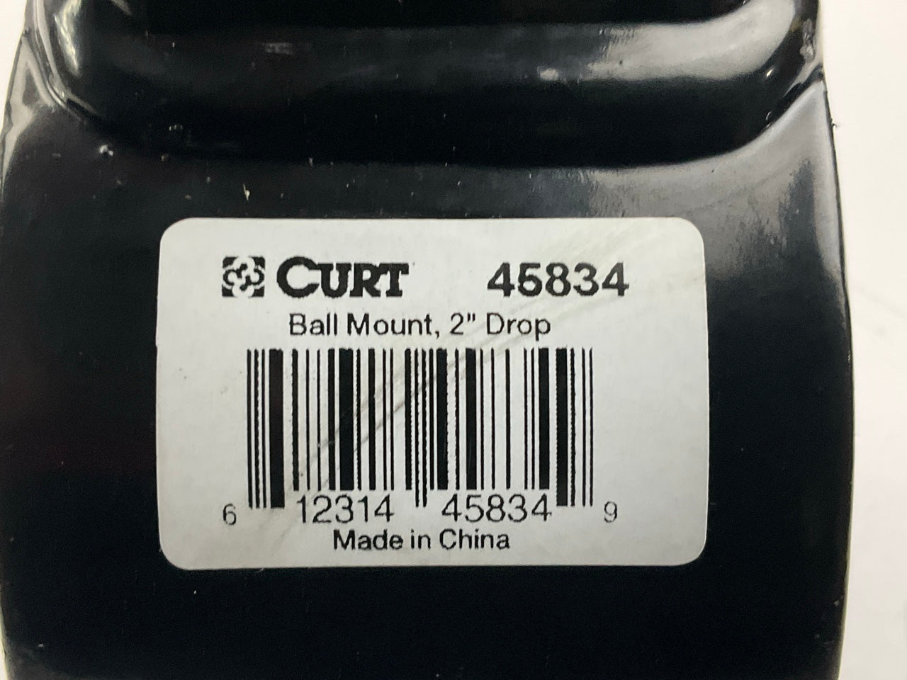 Curt 45834 Loaded Hitch Ball Mount With 1-7/8'' Ball, Safety Pin & Clip  2'' Drop