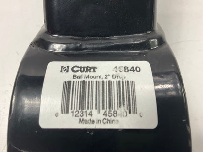 Curt 45840 Class 3 Hitch Ball Mount 7.5K Lbs, 2'' Drop, 3/4 Rise, For 2'' Receiver