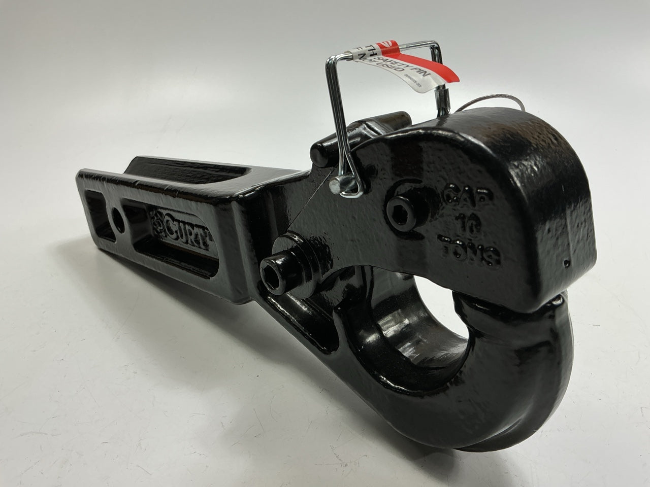 CURT 4801 Pintle Hook Hitch 20K Lbs For 2.5'' Receiver Standard Shank Heavy Duty