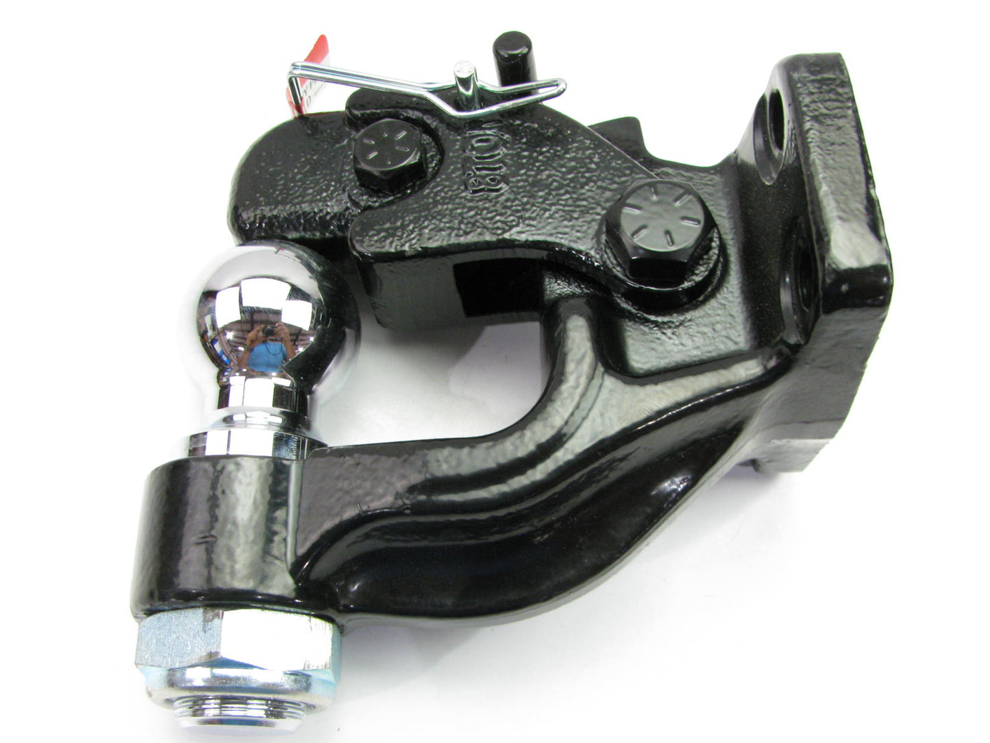 Curt 48190 Ball & Pintle Hitch (2'' Ball, 16,000 Lbs. Max Capacity)