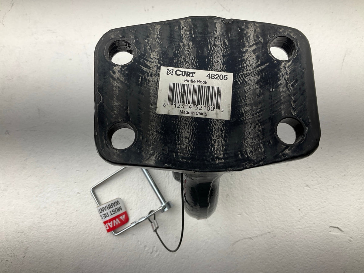 NEW CURT 48205 Pintle Hook Hitch 10,000 Lbs For 2-1/2 To 3-Inch Ring 5 Ton