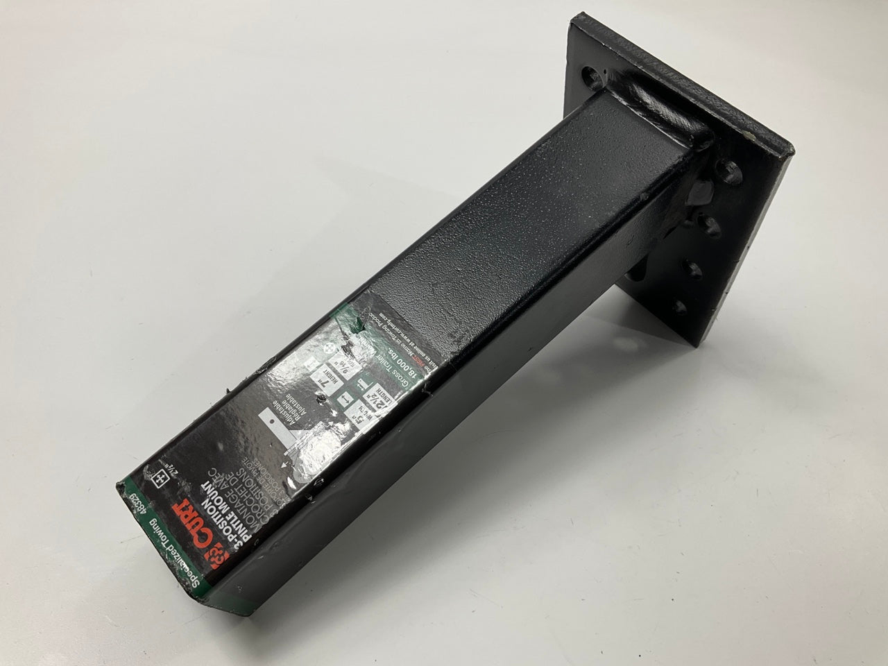 CURT 48329 Adjustable Pintle Mount 2-1/2'' Shank, 18,000 Lbs, 7'' High, 8'' Long