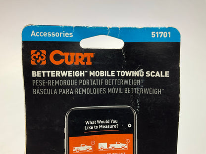 OPEN Curt 51701 Betterweigh Mobile Towing Scale With Towsense Technology OBD-II