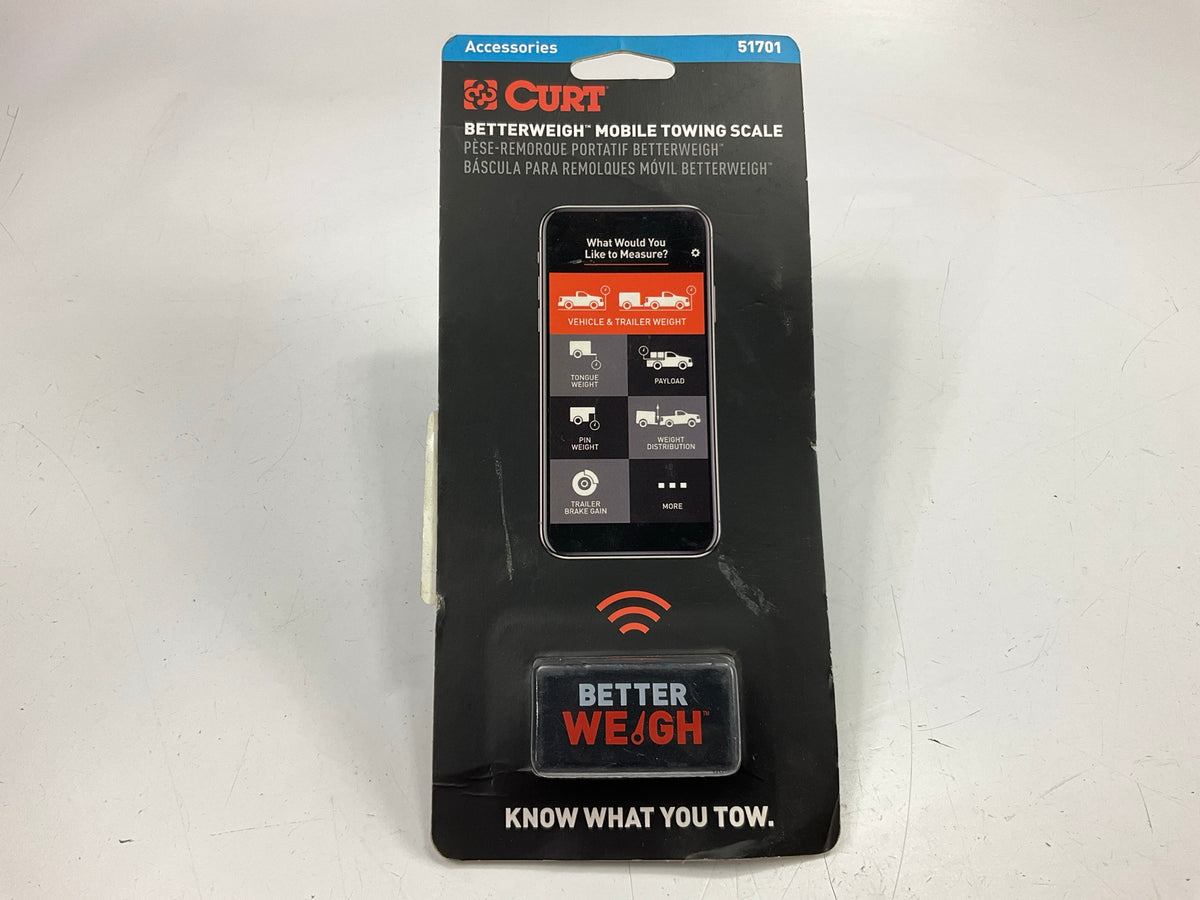 Curt 51701 Better Weigh Mobile Towing Tow Scale