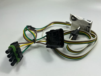 CURT 55315 Vehicle-Side 4-Pin Trailer Wiring Wire Harness 4-Way Flat Harness