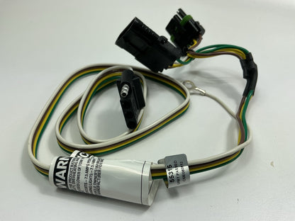 CURT 55315 Vehicle-Side 4-Pin Trailer Wiring Wire Harness 4-Way Flat Harness