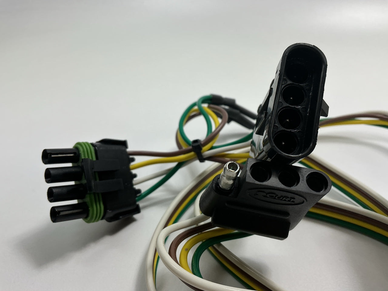 CURT 55315 Vehicle-Side 4-Pin Trailer Wiring Wire Harness 4-Way Flat Harness