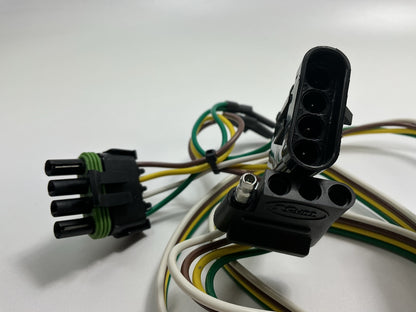 CURT 55315 Vehicle-Side 4-Pin Trailer Wiring Wire Harness 4-Way Flat Harness