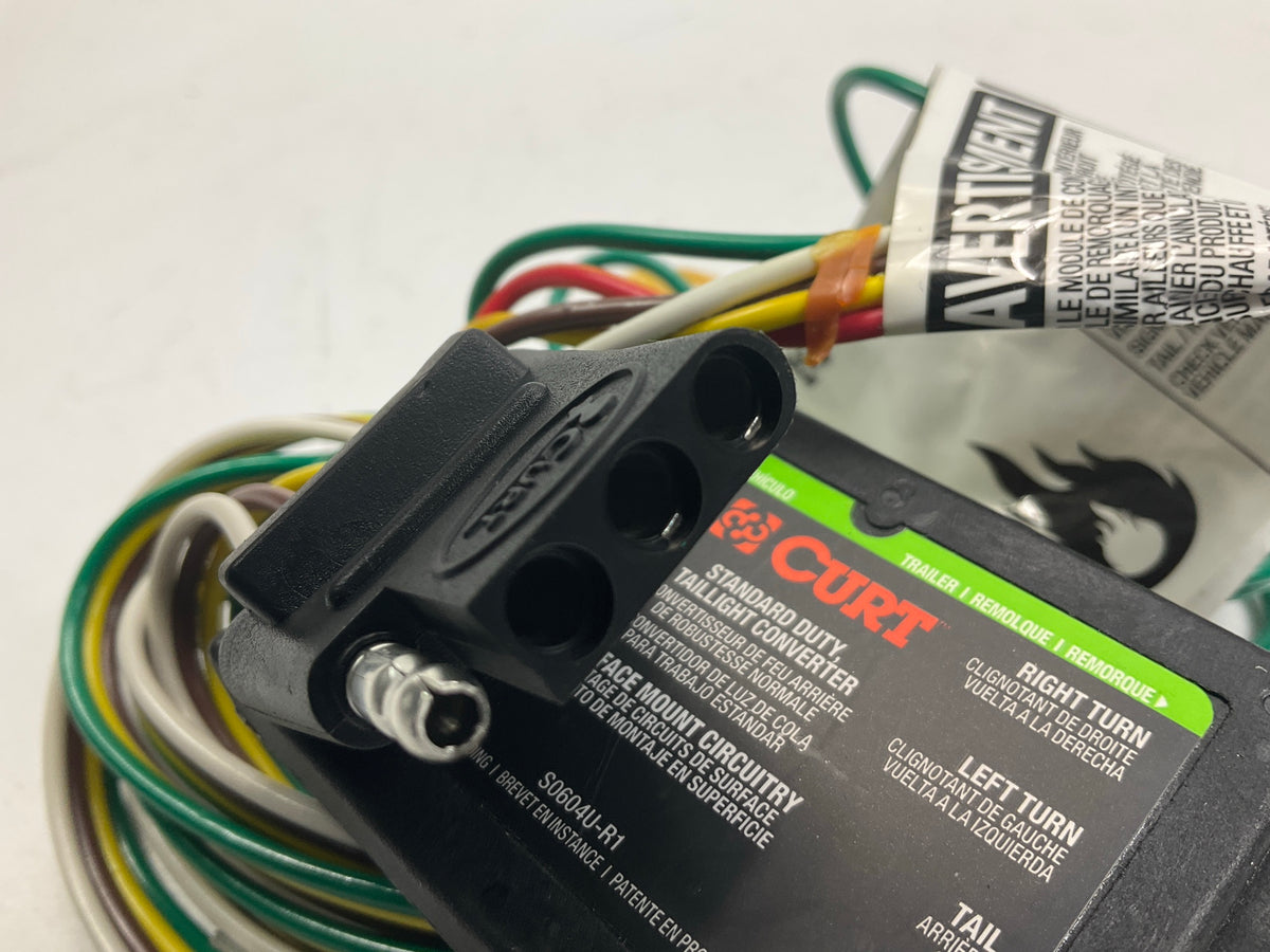 CURT 56130 Taillight Trailer Wire Converter Non-Powered 3-To-2 Splice-In Harness