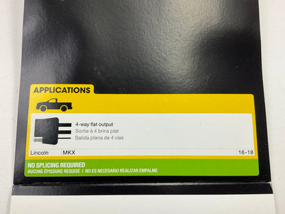 Curt 56298 Trailer Wiring Harness Connector Kit For 2016-2018 Lincoln MKX