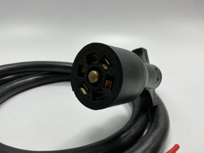 CURT 56621 Replacement 7-Pin RV Blade 7-Way Trailer Wiring Harness Plug