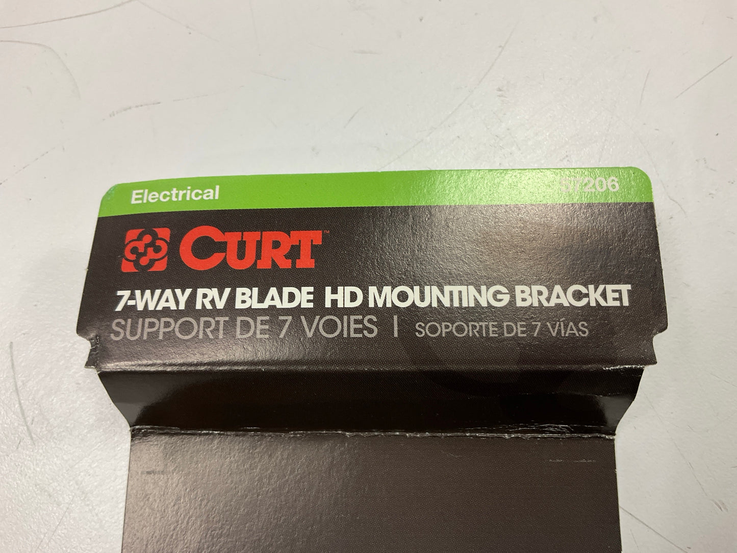 CURT 57206 Connector Mounting Bracket For 7-Way RV Blade Plug