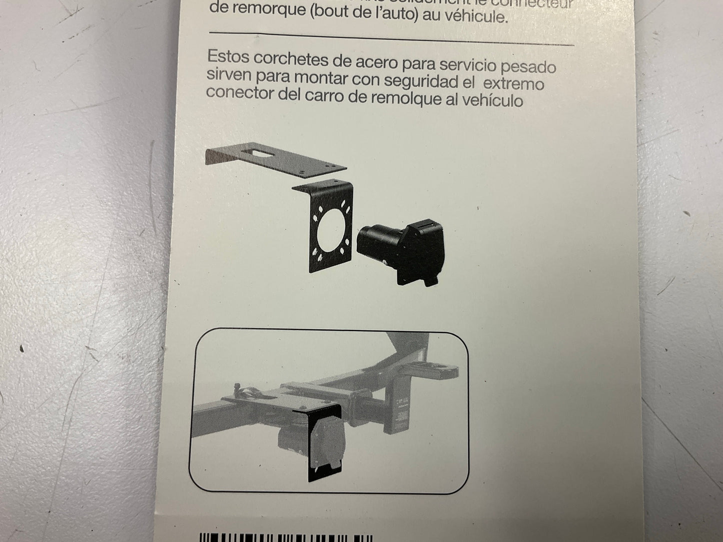 CURT 57206 Connector Mounting Bracket For 7-Way RV Blade Plug