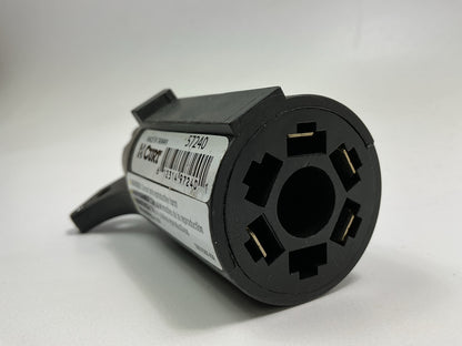 Curt 57240 Electrical Adapter (7-Way RV Blade Vehicle To 4-Way Flat Trailer)