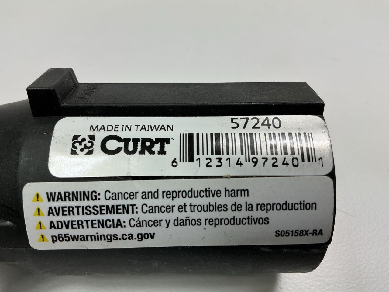 Curt 57240 Electrical Adapter (7-Way RV Blade Vehicle To 4-Way Flat Trailer)