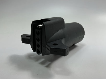 CURT 57251 Trailer Connector Plug Adapter (7-Way RV Blade Vehicle To 5-Way Flat)