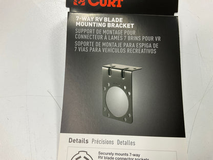 Curt 58291 Connector Mounting Bracket For 7-Way RV Blade (Curt 58150 Or 58220)