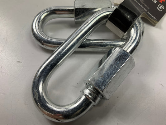 CURT 82903 Threaded Quick Link Trailer Safety Chain Hook Carabiner Clips 1760 Lb