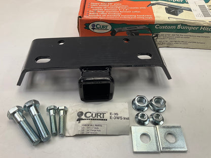 Curt E3S Custom Bumper Trailer Hitch - 5000 GTW, For Most Factory Step Bumpers
