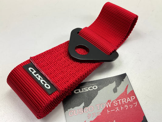 Cusco 00B-CTS-RD Universal Fabric Tow Strap Hook, Red, 3.5 Tons, 7,715 Lbs