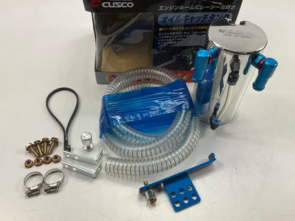 Cusco 00B009HB Universal Oil Catch Can AOS W/ 15mm Inlet Outlet Fittings