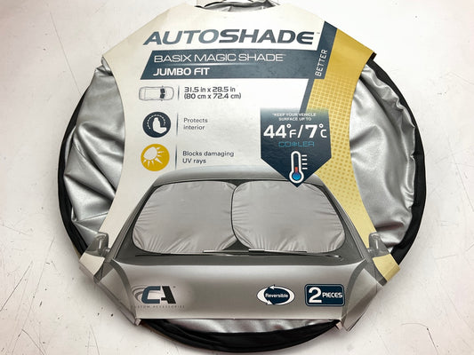 Custom Accessories 1203006B Sun Shade Auto Solar Shade 31.5'' L X 28.5'' W, Silver