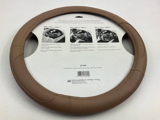 Custom Accessories 33106P EZ Stretch On Core Steering Wheel Cover 14.5''-15.5''