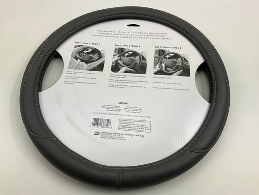Custom Accessories 38854P EZ Stretch On Core Steering Wheel Cover 14.5''-15.5''