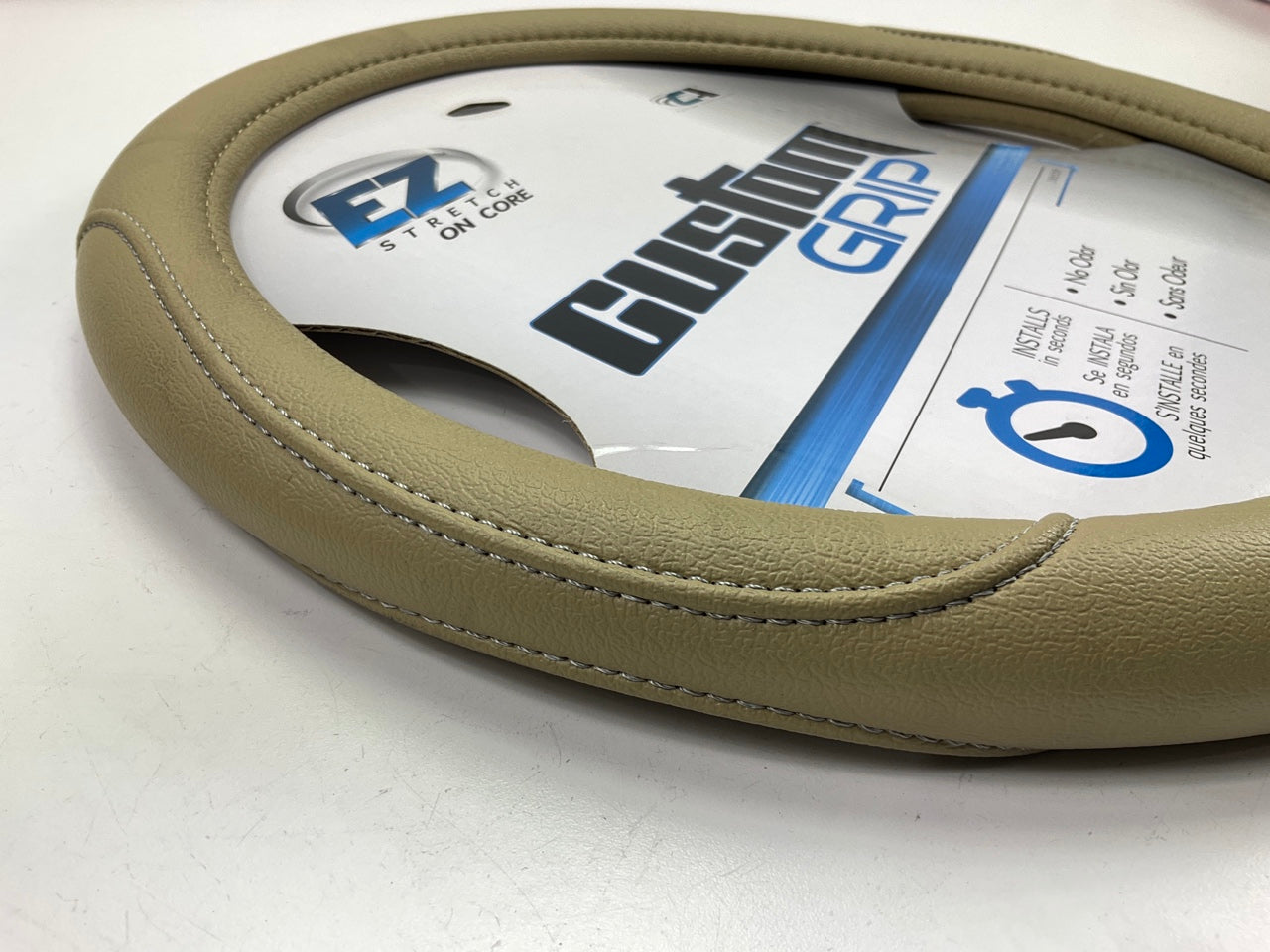 Custom Accessories 38855P Grip Steering Wheel Cover, For 14.5''-15.5'' Diameter