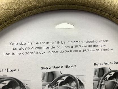 Custom Accessories 38855P Grip Steering Wheel Cover, For 14.5''-15.5'' Diameter