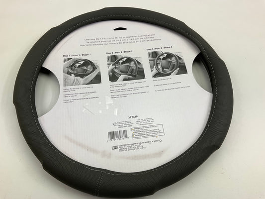 Custom Accessories 39731P EZ Stretch On Core Steering Wheel Cover 14.5''-15.5''