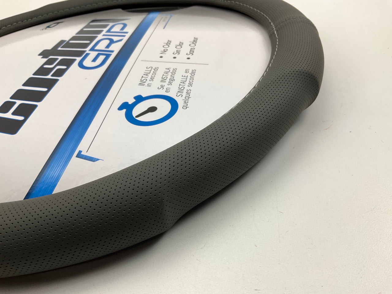Custom Accessories 39731P EZ Stretch On Core Steering Wheel Cover 14.5''-15.5''
